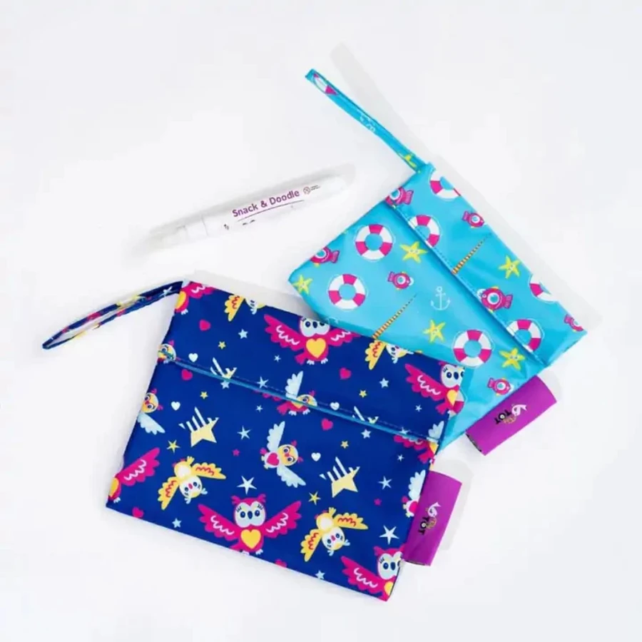 TidyTot MalenBasteln Tidy Tot Snack & Doodle MeerEulen