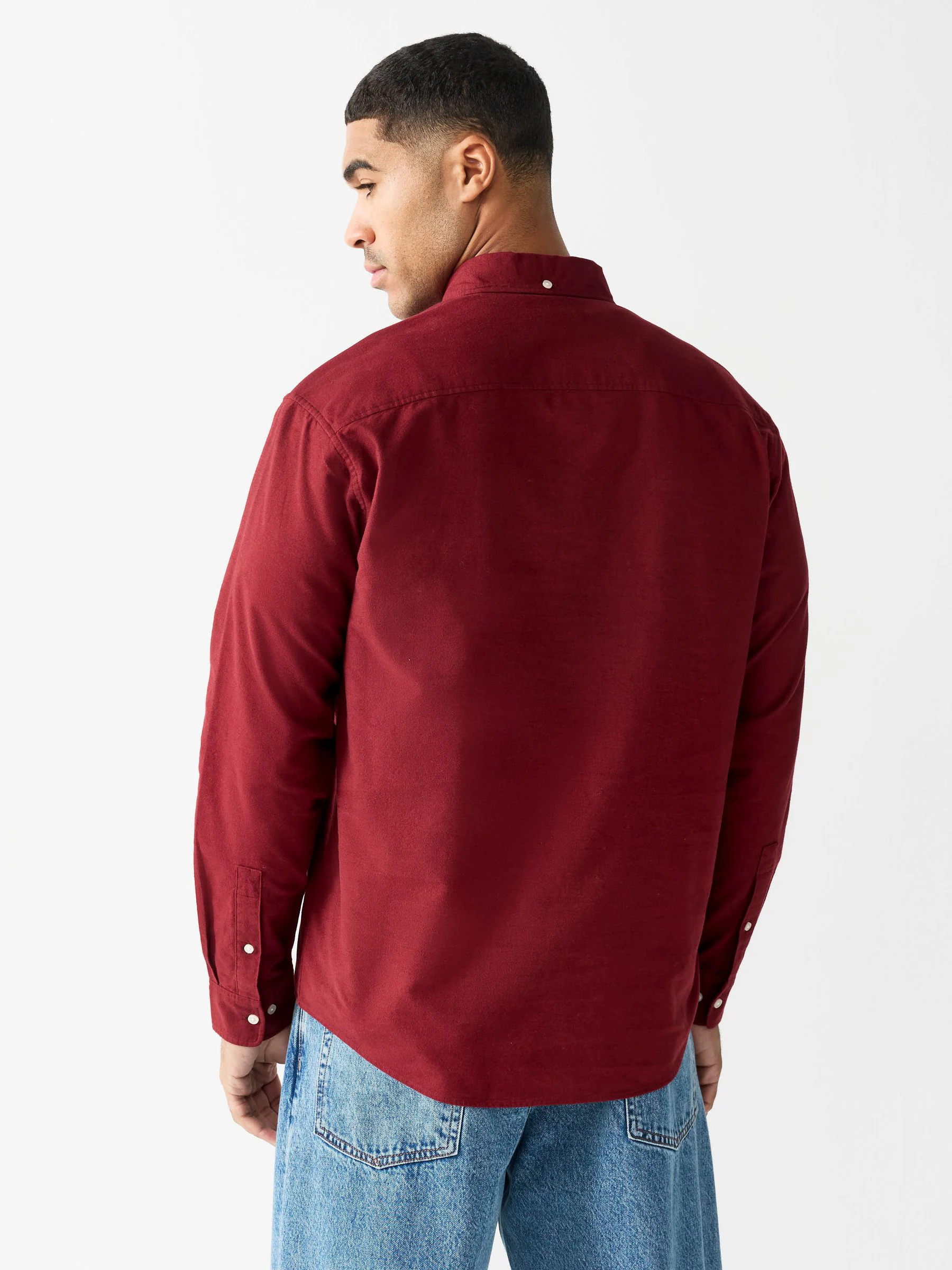 Rood - Soft Touch Oxford Long Sleeve Shirt