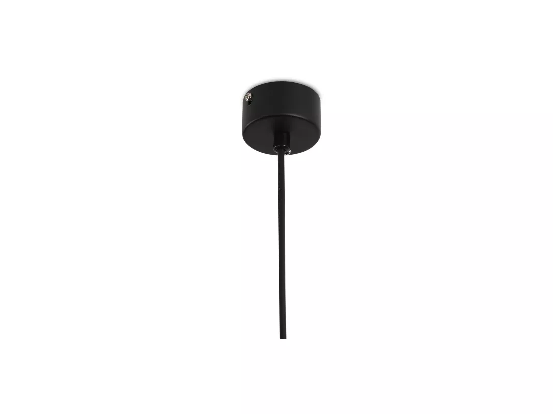 Lampe de plafond tube LED - Lampe suspendue noire - 60cm - Bruna Noir