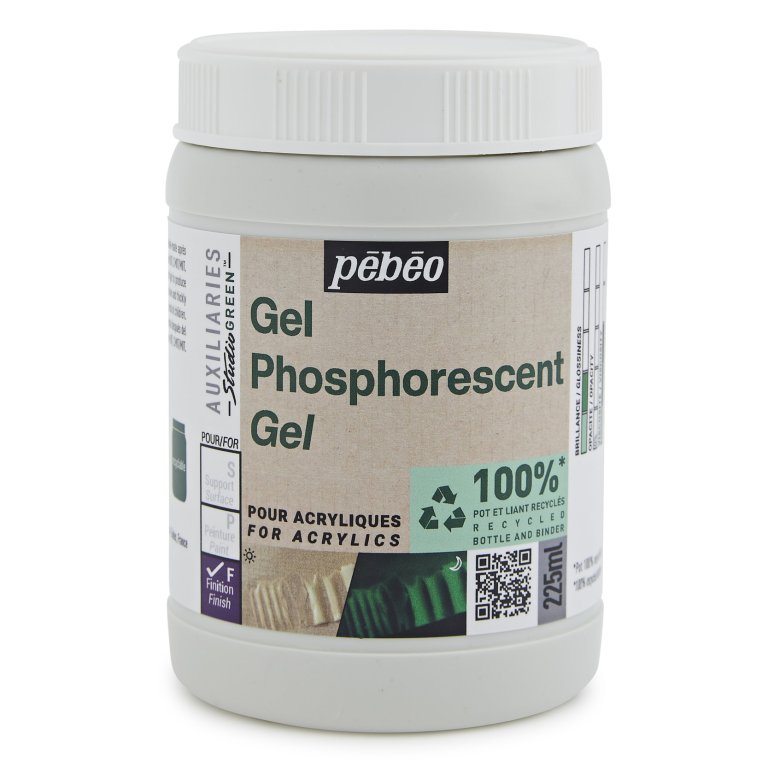 Pebeo phosphoreszierendes Malgel Studio Green