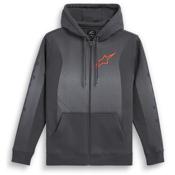 Alpinestars - Sweat zippé à capuche Arising Gris / Gris Foncé