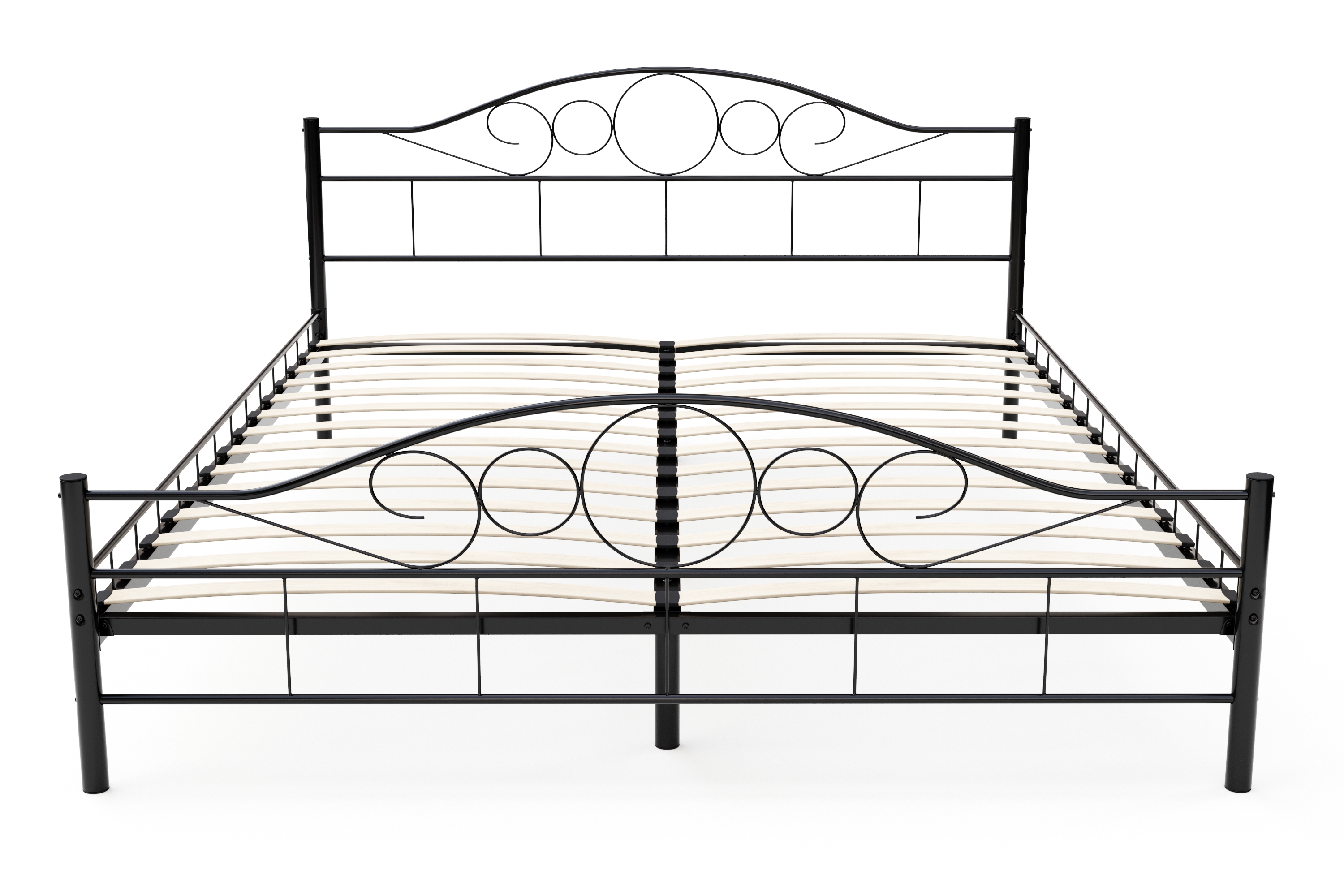 Metallbett AURELIE 160 x 200 cm schwarz