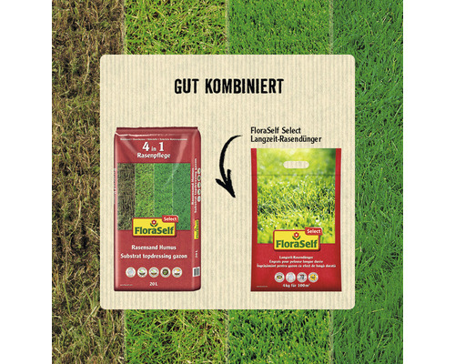 Gazonmeststof FloraSelf Select 4kg 100 m²