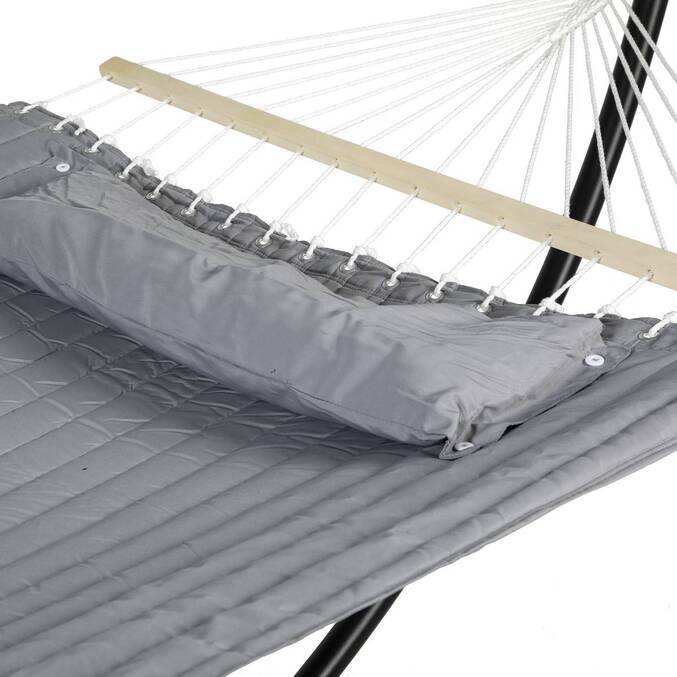 Toile de hamac matelassé AKIO Gris perle