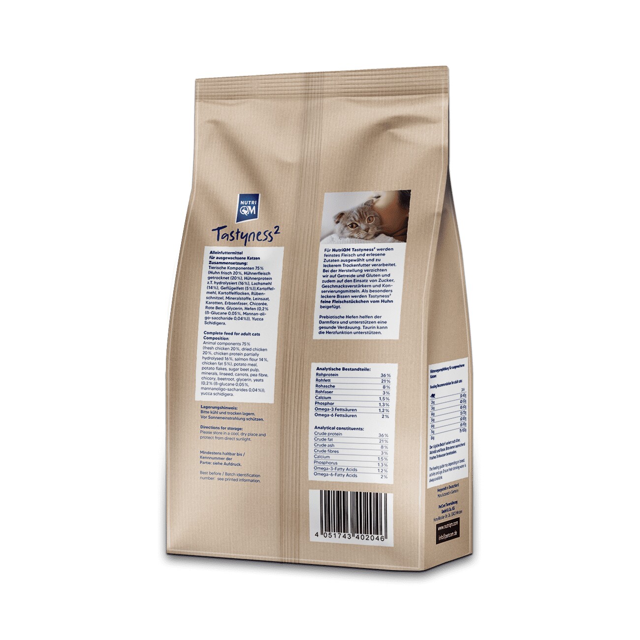 NutriQM Tastyness² 6x500g Lachs und Huhn