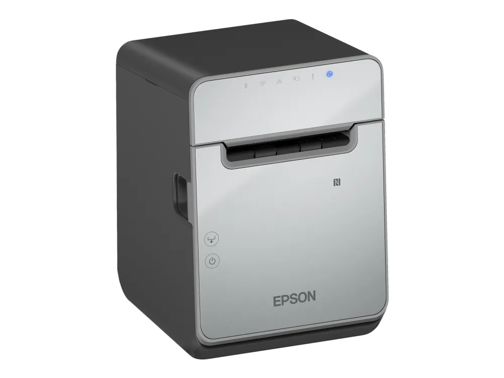 Epson TM L100 (111) - Kvitteringsprinter - termisk linje - Rulle (8 cm) - 203 x 203 dpi - op til 170 mm/sek. - USB 2.0, USB 2.0 vært, Gigabit LAN - sort