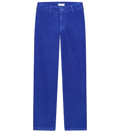 Grønt Bukser - Wise Wide Corderoy - Digital Blue