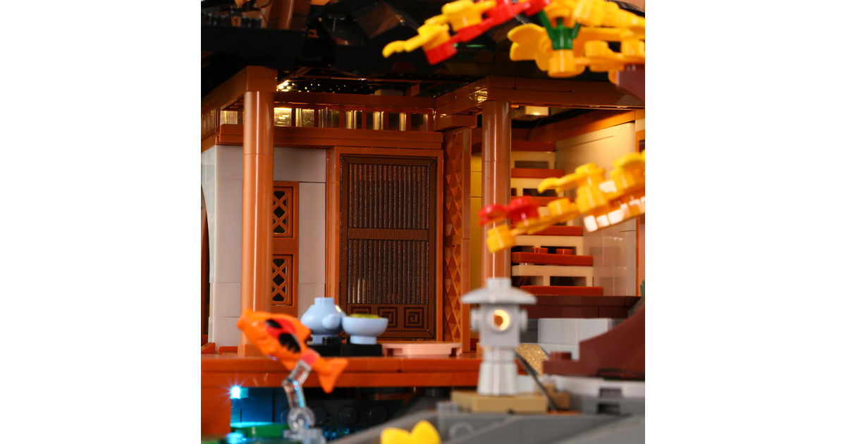 LumibricksRetro House - Bamboo House Constructiespeelgoed  (L9075)