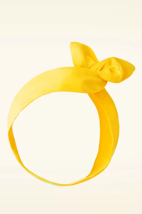 Be Bop a Hairbands Haarsjaal in geel