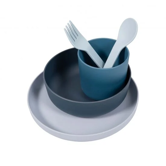 B-Set Vaisselle Bio 5 pièces   Bleu        de               Bo Jungle