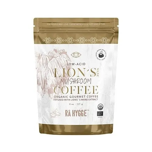 Rå Hygge Lion's Mane Mushroom Coffee Filtermalet Ø - 227 g.