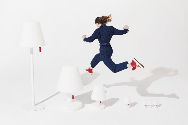 Fatboy Edison the Giant vloerlamp LED lichtgrijs