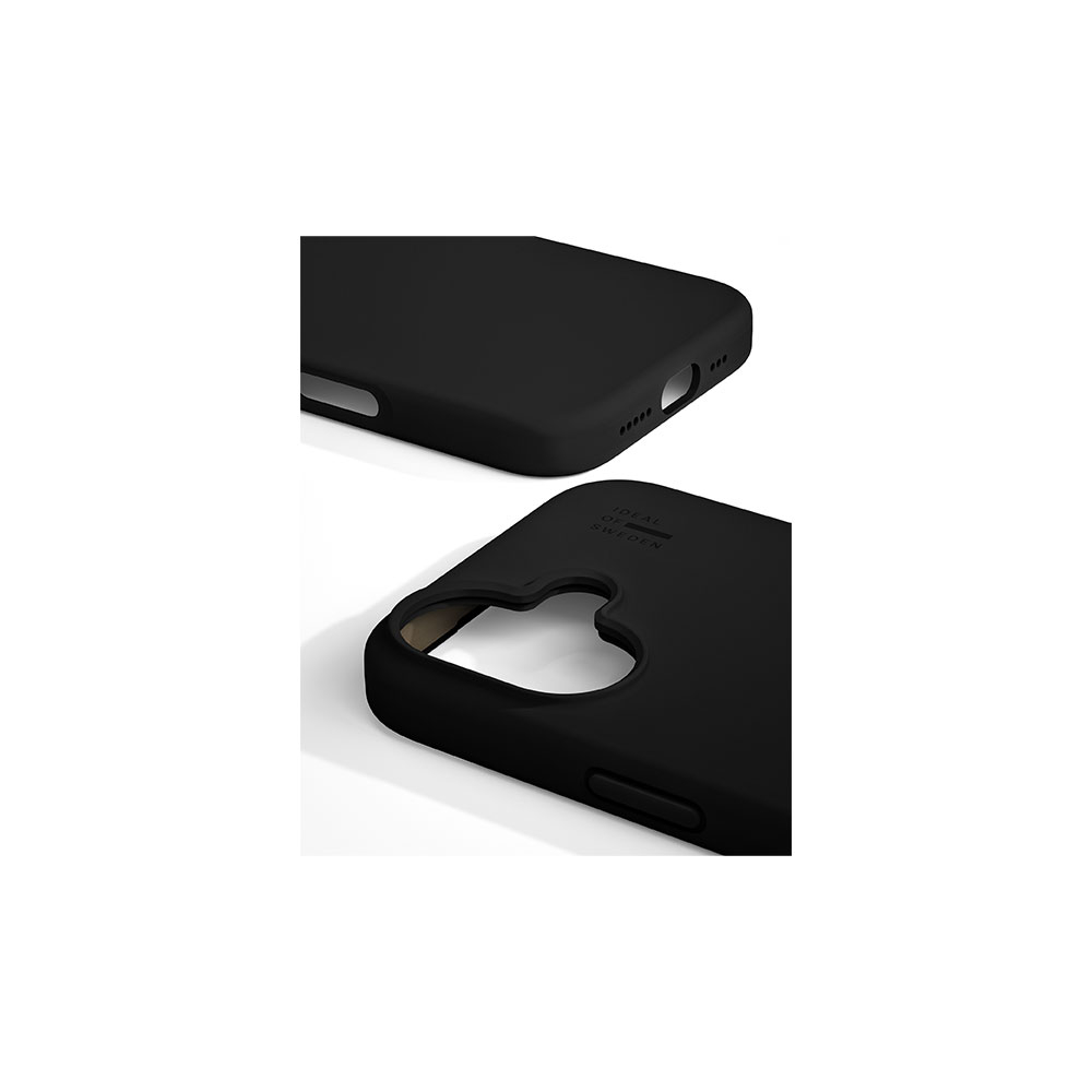 iPhone 17 MagSafe Silikon Hülle Case Recycled (IDSICMS-I2561-01) - Schwarz