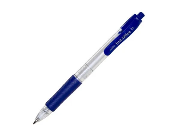 Kuglepen BNT Office 0,7 mm blå med trykknap - (50 stk.)