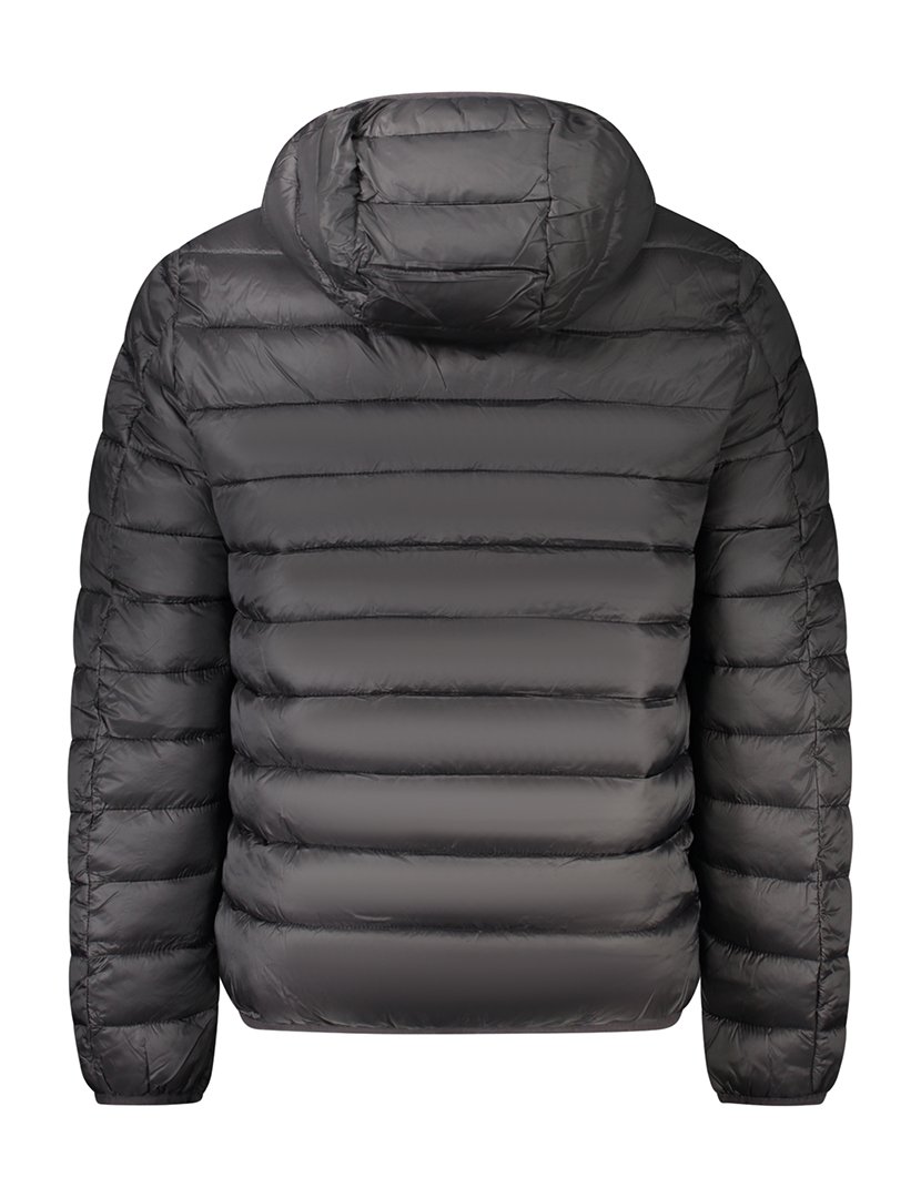 Men's Black Hooded Jacket