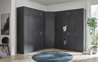 Aufsatzschrank Multiraumkonzept 80x40x54 cm grau