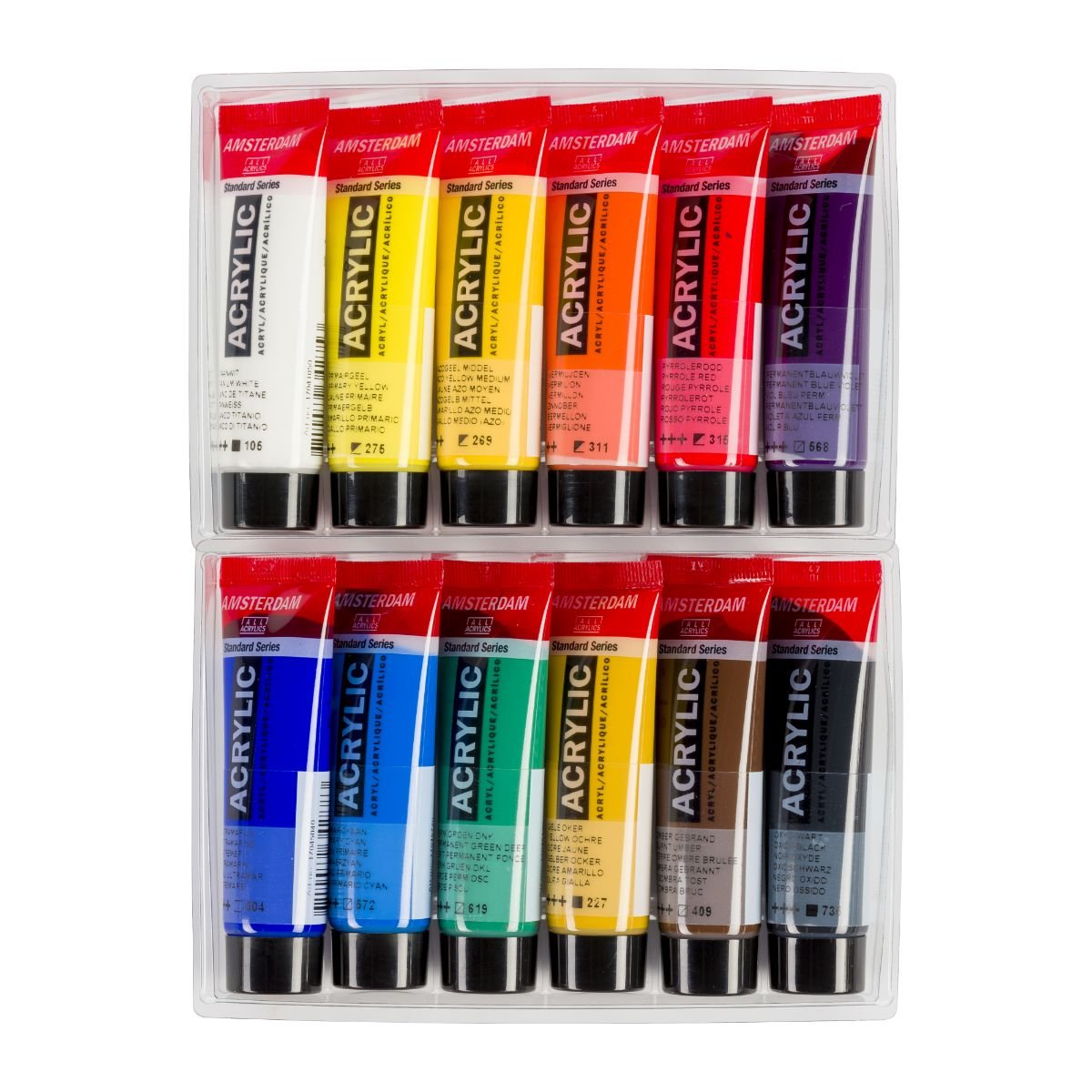 Amsterdam Acrylic Paint Set : 12x20ml