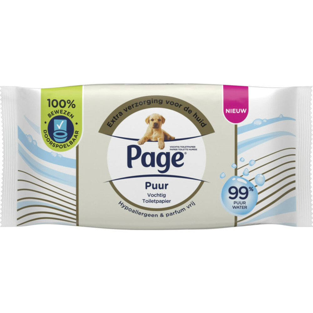 Page Vochtig Toiletpapier Puur38 stuks