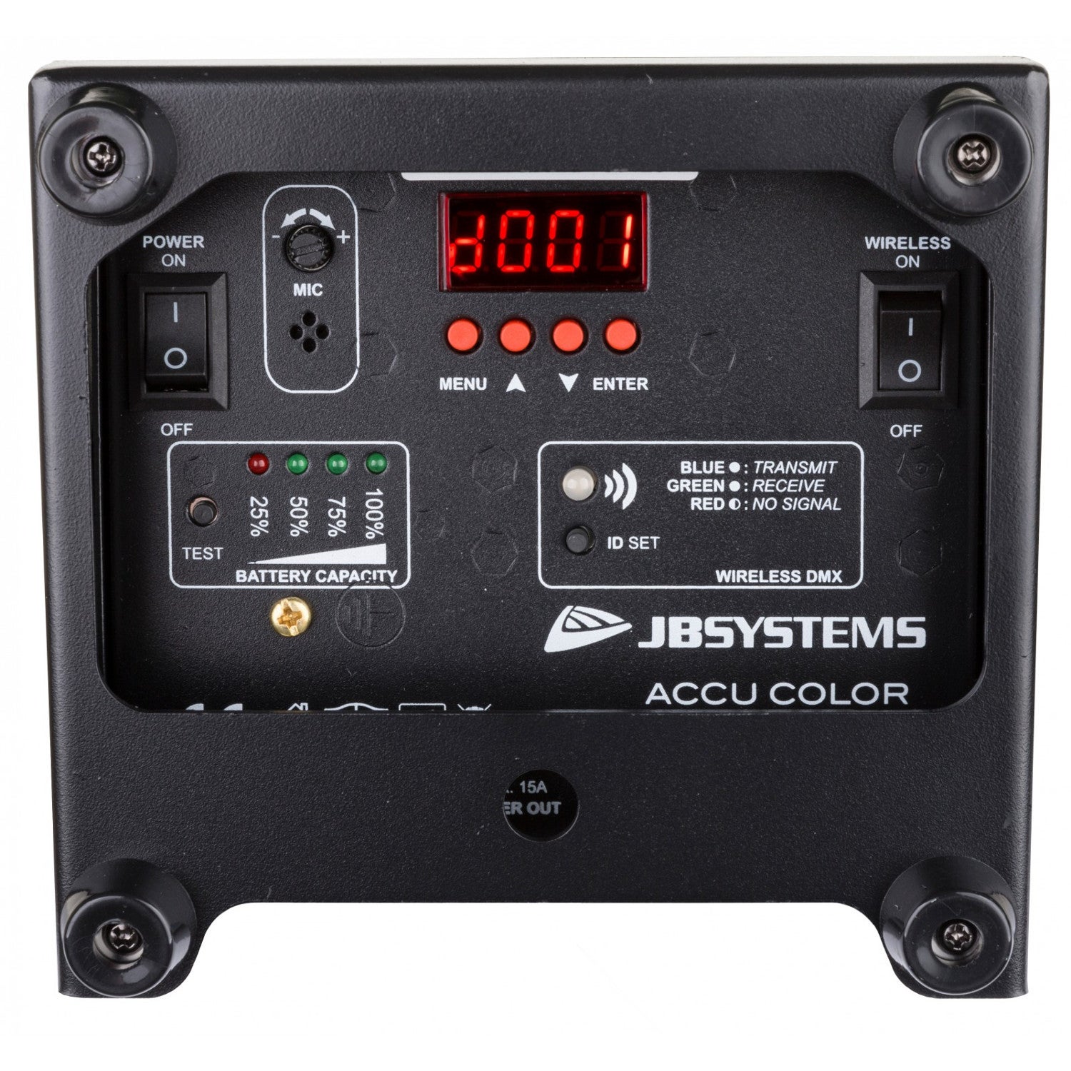 JB systems Accu Color-Black LED projector