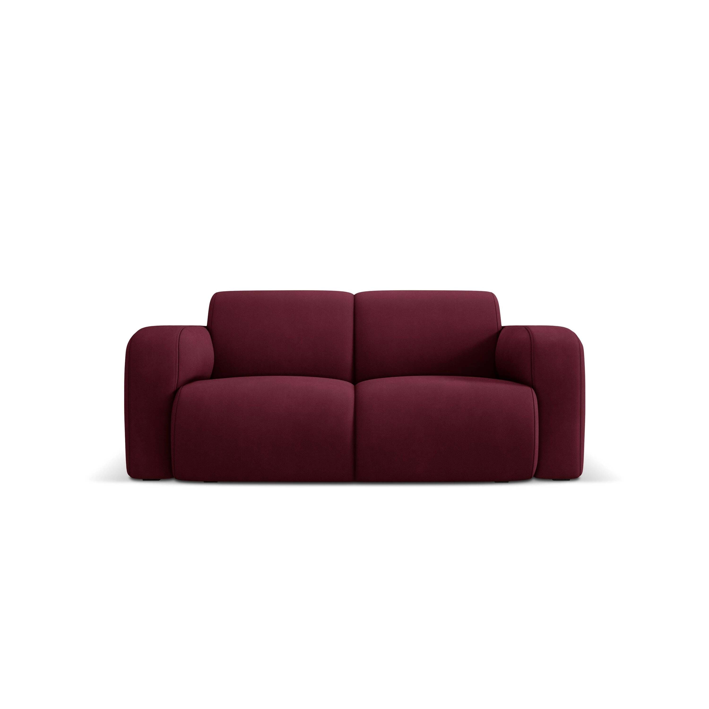 Windsor & Co Lola 2-zitsbank - Chenille - Bordeauxrood