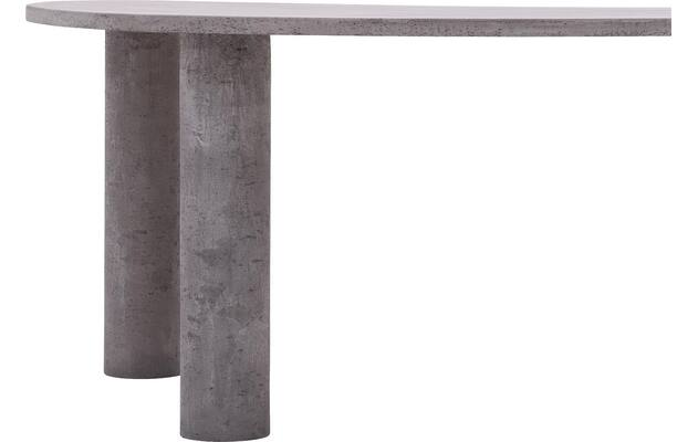 Bogard eettafel organisch | Charcoal 270 cm