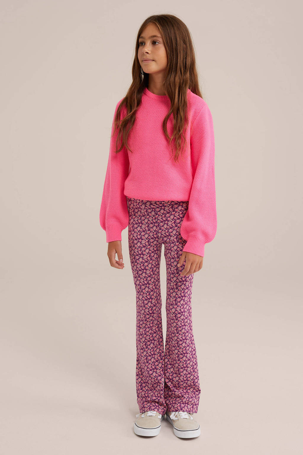 WE Fashion broek met all over print