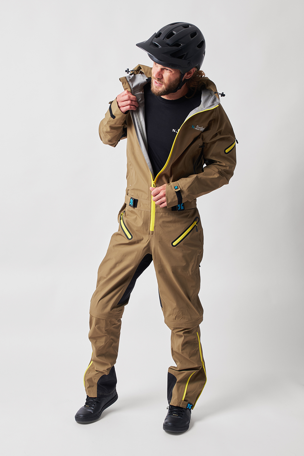 Dirtlej Dirtsuit Core Edition heldragt med lange ben beige