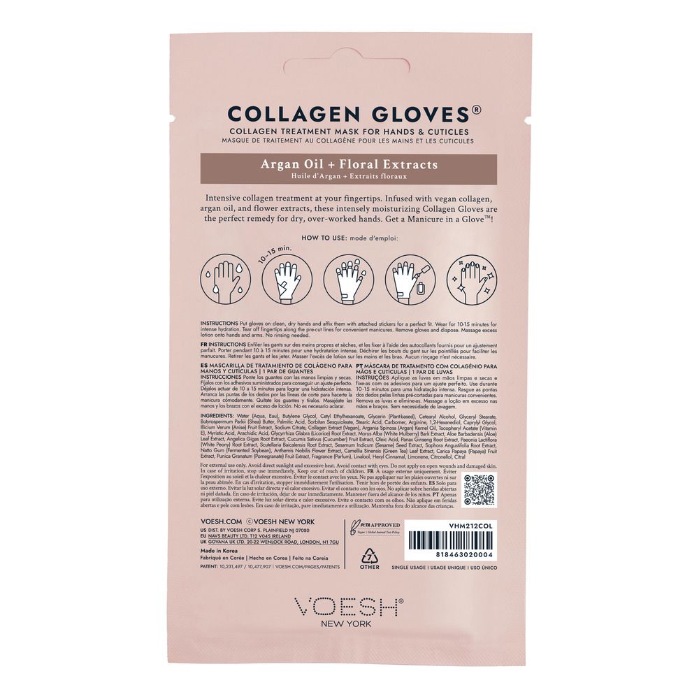 VOESH Collagen Gloves Argan Oil - 1 stk.