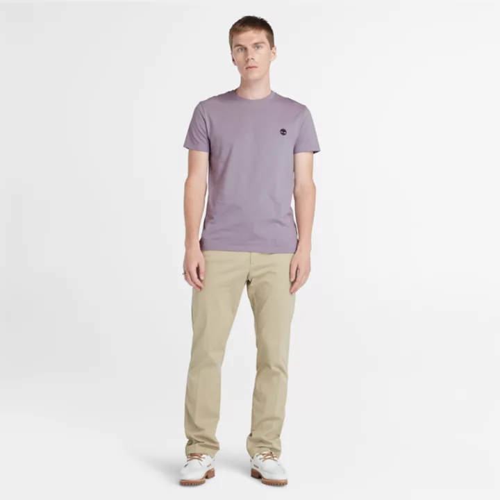 T-shirt Dunstan River pour homme en violet