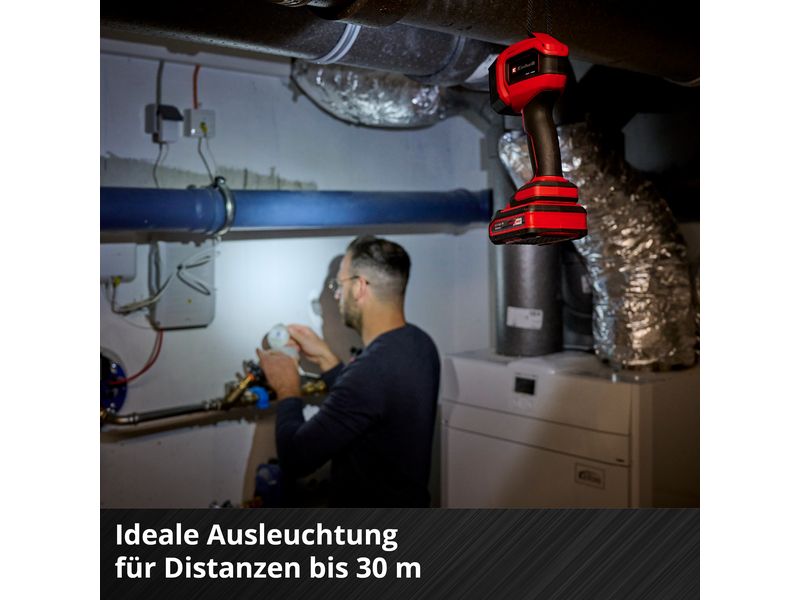 Einhell Akku-Lampe TC-CL 18/350 Li – Solo LED-Handleuchte
