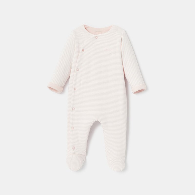 Dors-bien en jersey ouatiné rose naissance Absorba Rose