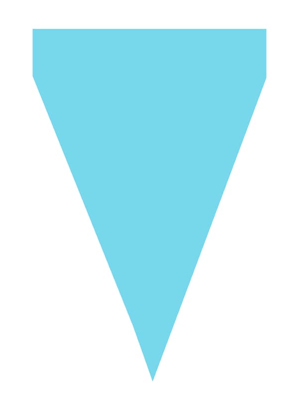 FUNIDELIA 1 Banner med lyseblå flagg - Standard farger til dame og mann - 0