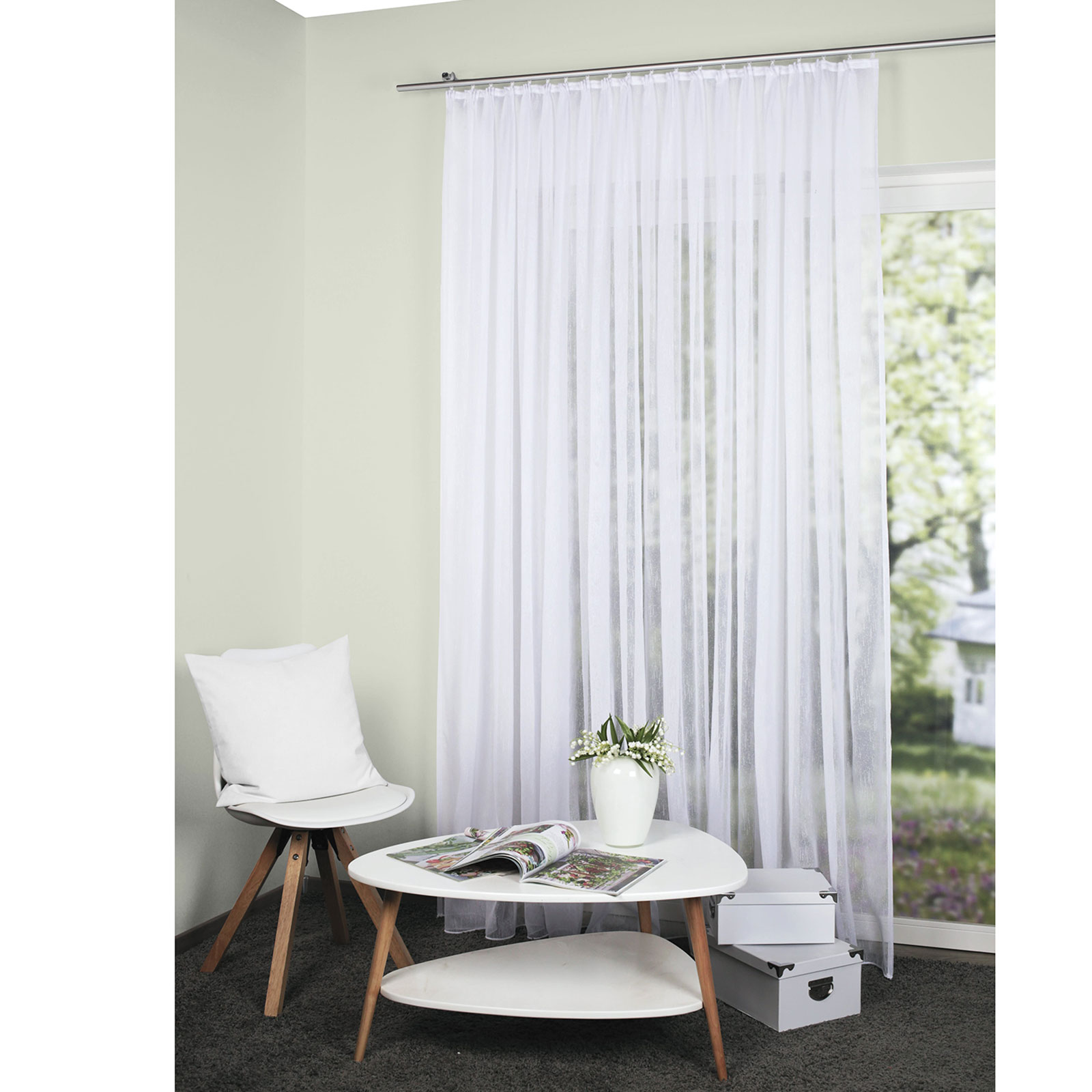 Fertigstore FLAMIO - weiß - 120x300 cm