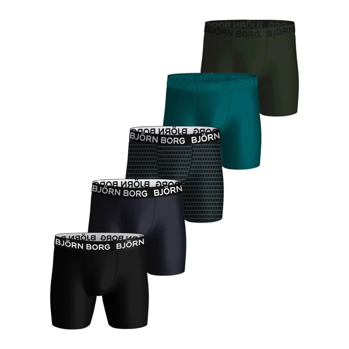 Bjorn Borg Björn Borg Performance Boxershorts Heren (5-pack)