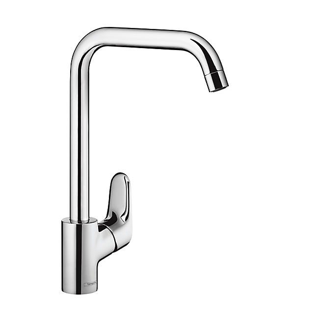 Mitigeur de cuisine chromé Hansgrohe Ecos L
