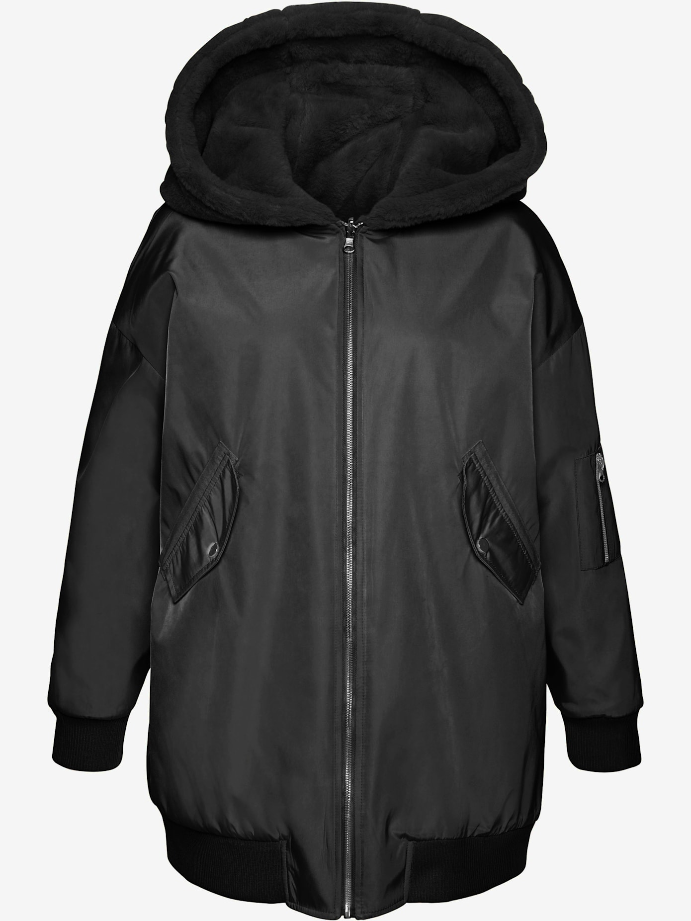 Veste réversible veste de mi-saison en peluche