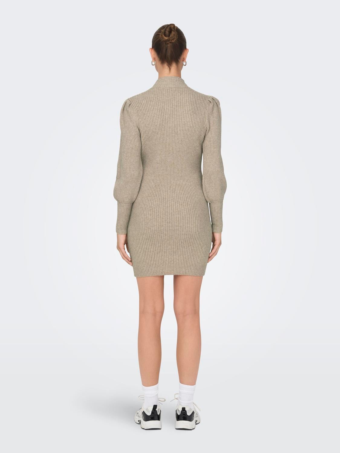 ONLKATIA Langes Kleid Mocha Meringue