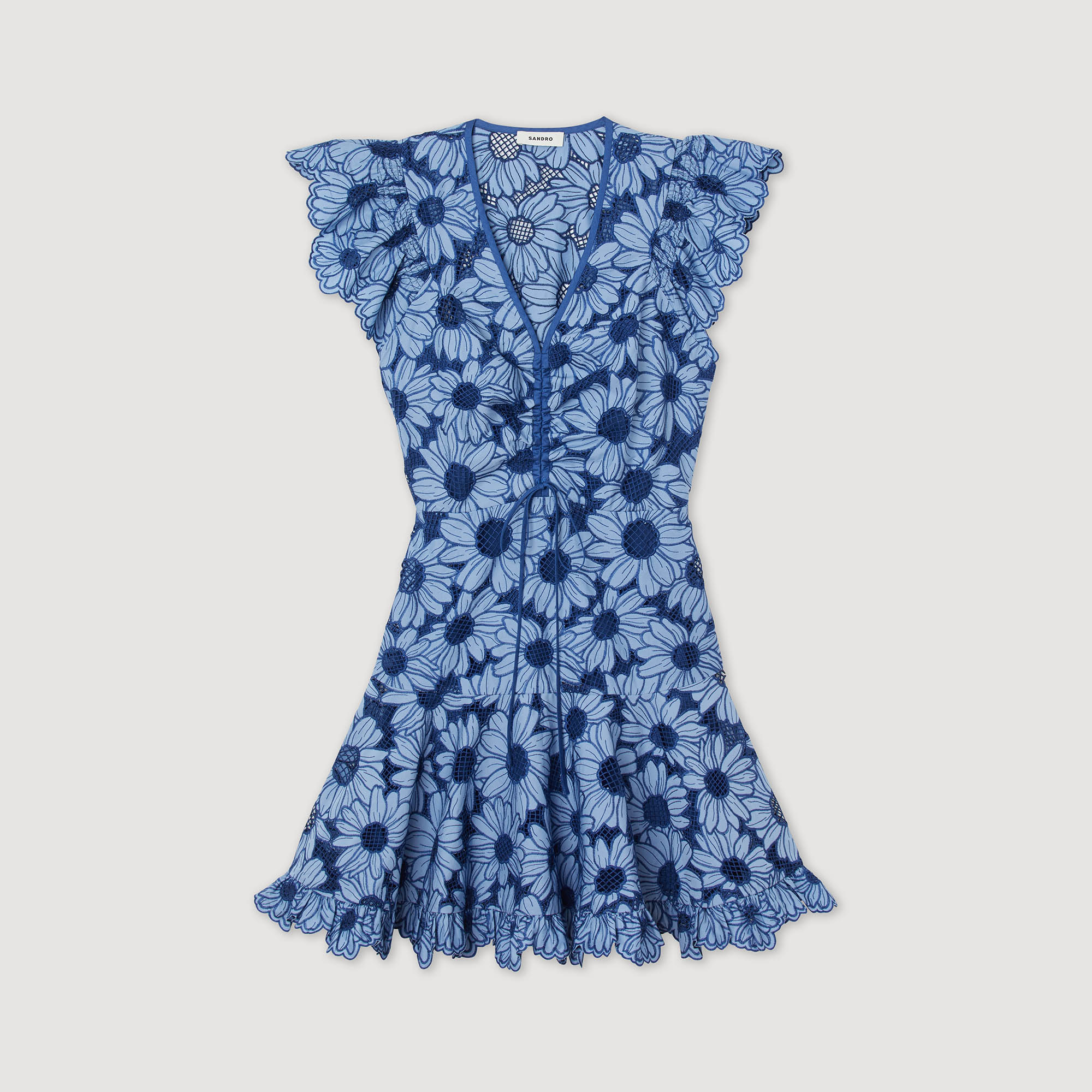 Robe guipure marguerites