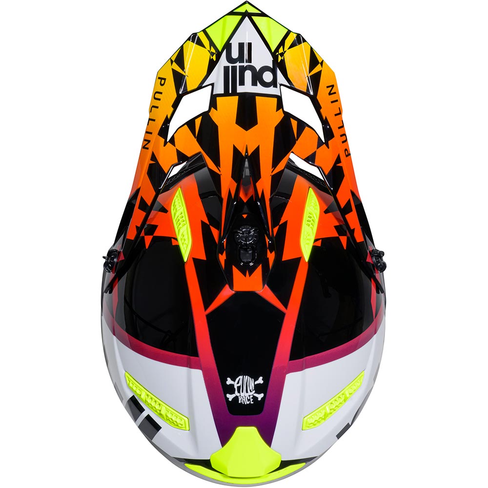 pull-in - Casque Trash Noir / Jaune fluo / Blanc / Orange