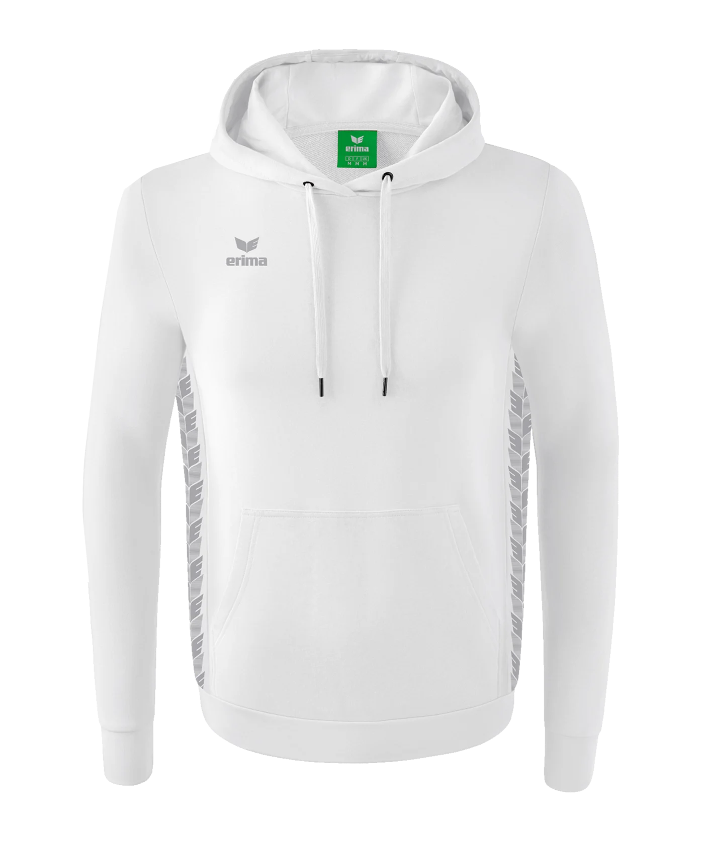 Erima Team Essential Hoody Weiss Grau