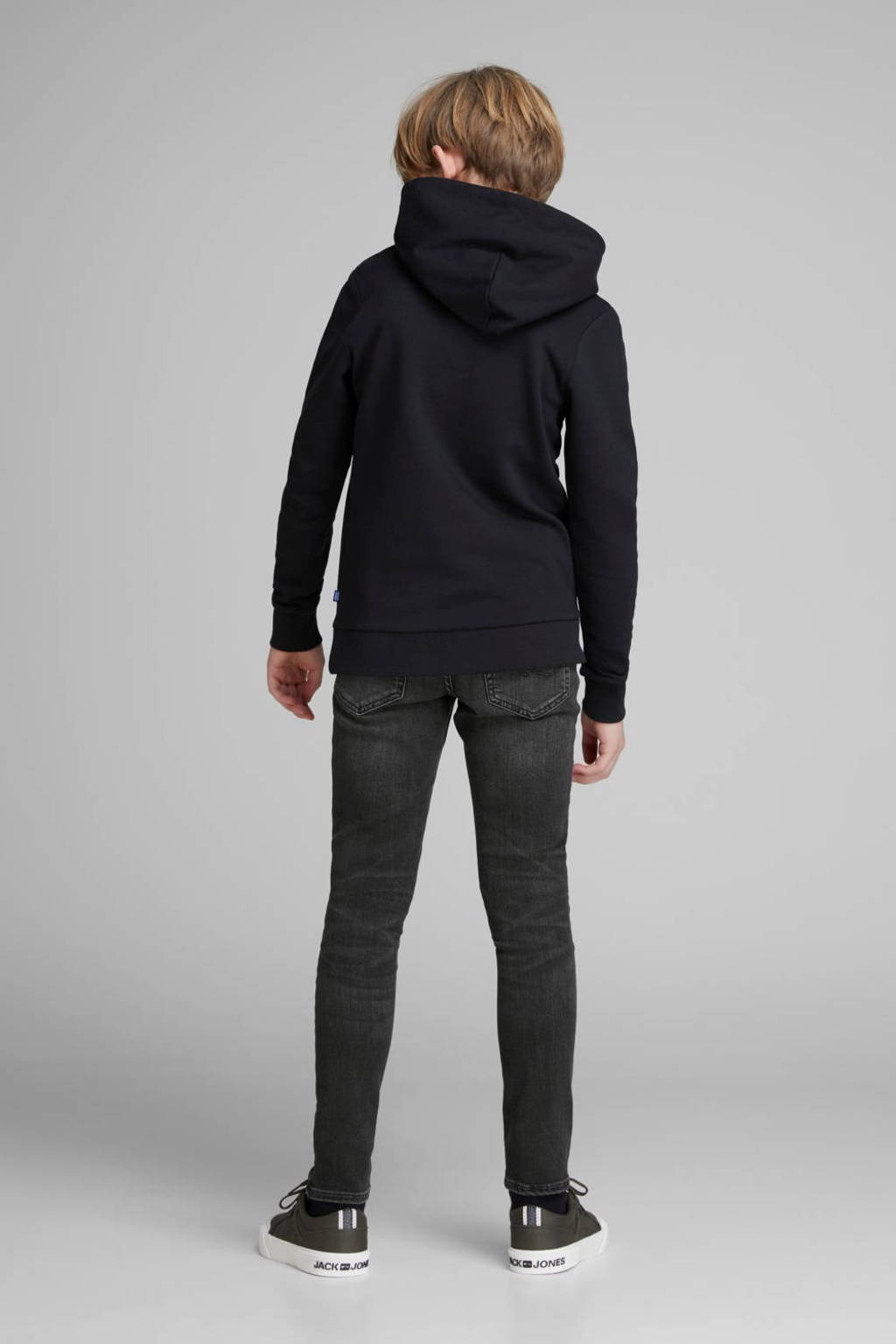 JACK & JONES skinny jeans JJILIAM JJORIGINAL black denim washed