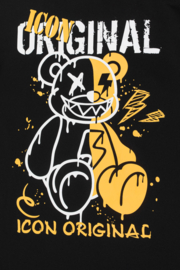 Urban bear Icon set - zwart