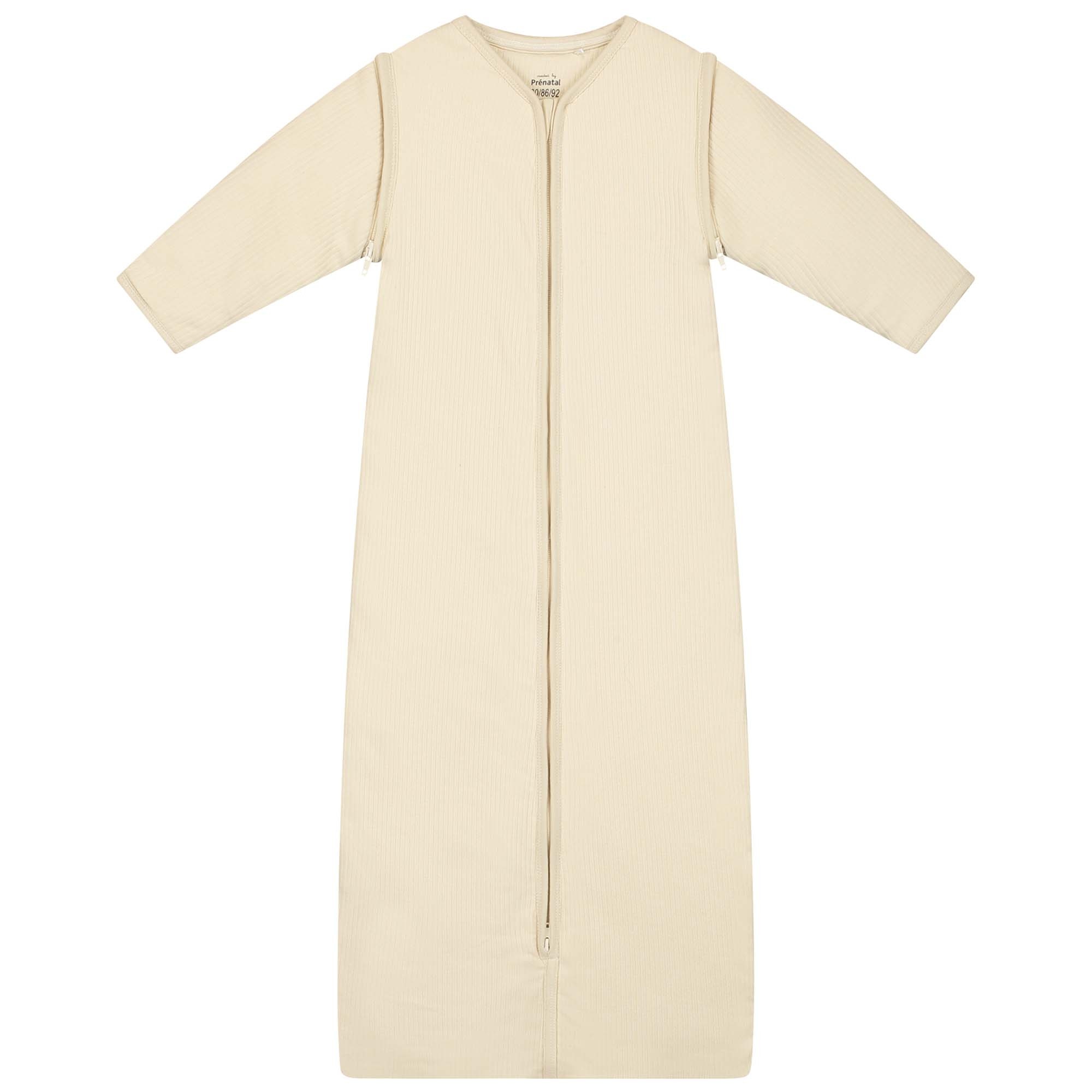 Prénatal slaapzak rib beige