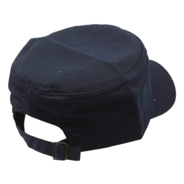 Mørkeblå marinens militærs armyps - Flat Army Cap