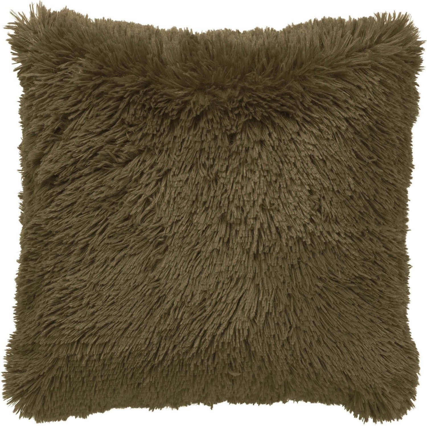 Dutch Decor sierkussen Fluffy groen 45 x 45 cm