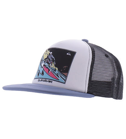 QuikSølver Kasket - Rat Pack Trucker - Hvid/Bl?
