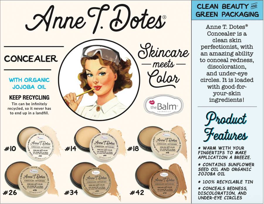 theBalm Anne T. Dote Concealer Lighter Than Light #10 9g