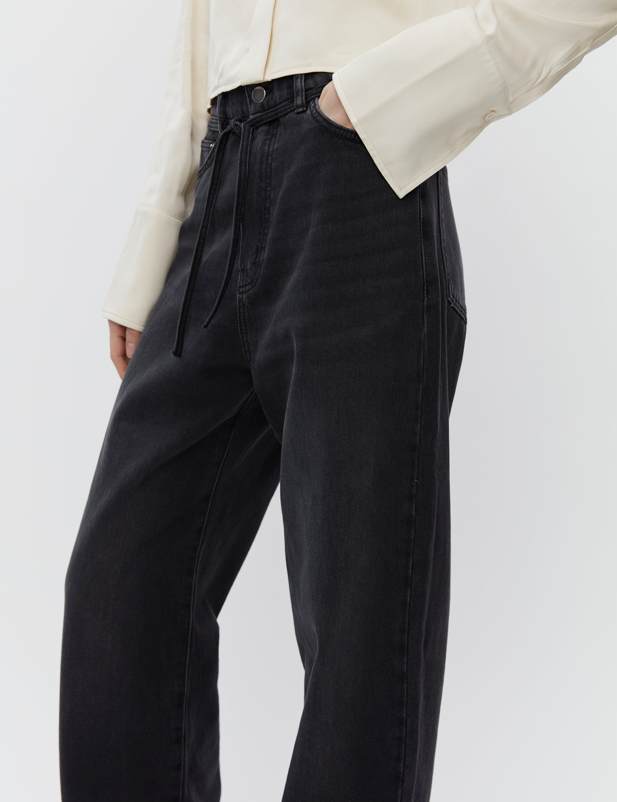 DAY Birger et Mikkelsen  Elijah wide leg jeans - sort
