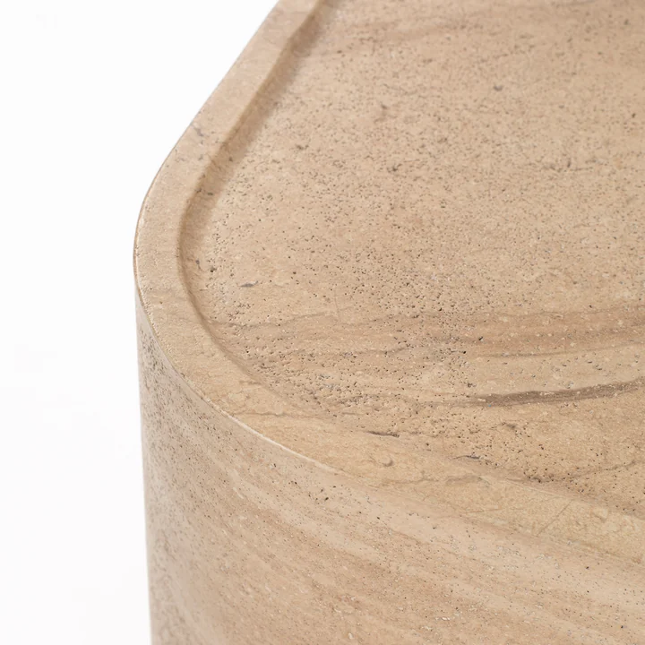 Zuiver - Noble Beistelltisch quadratisch, beige