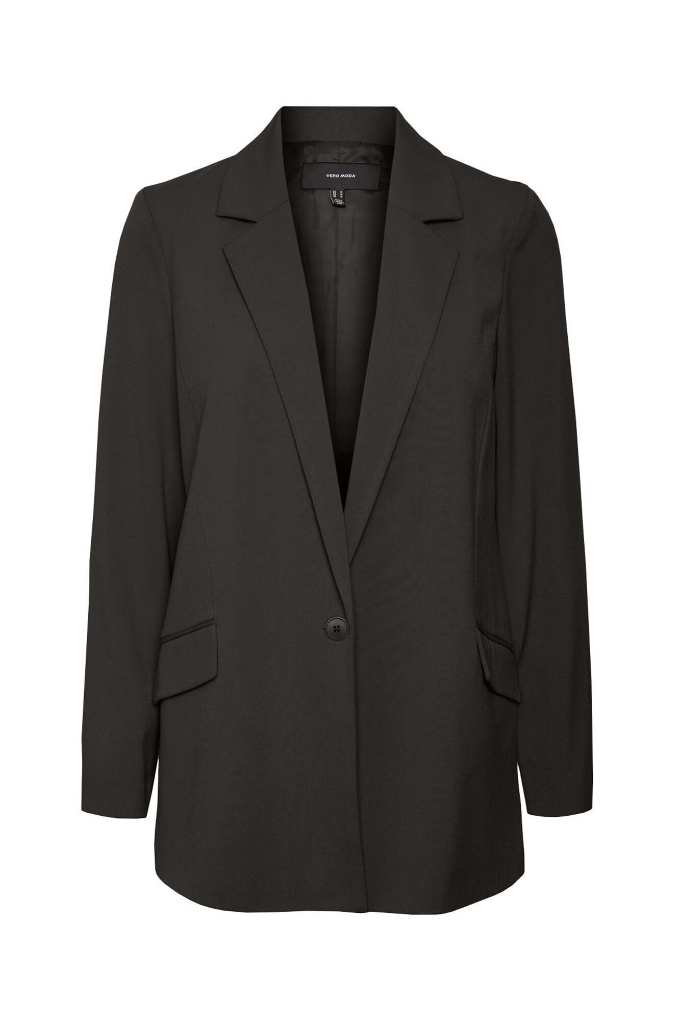 Blazer larga Curve - Negro